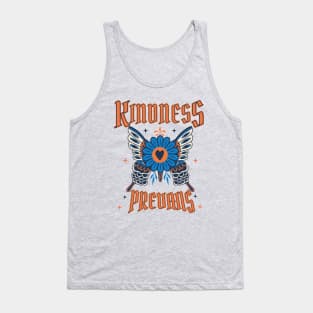 Kindness Prevails - Vintage Rock Tattoo Style Tank Top